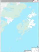 Kodiak Island Borough (County), AK Digital Map Premium Style